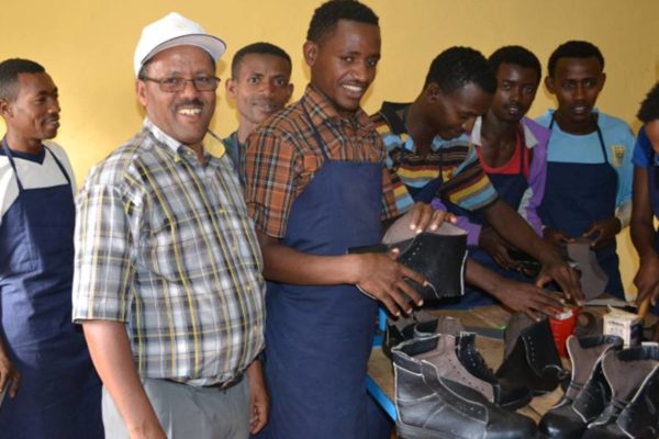 "I had never visited a clinic site before when I trained the MFPTA shoe makers. Meeting the patients  has really moved me and I will go back home and work out what more I can do to help” Mr Tesfaye, 
Feb 2013